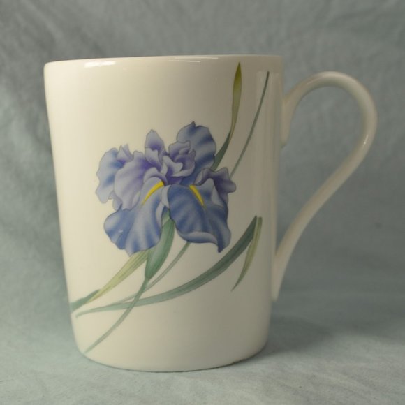 FOUR 12 oz Christopher Stuart Iris mug (w816) - Picture 6 of 13